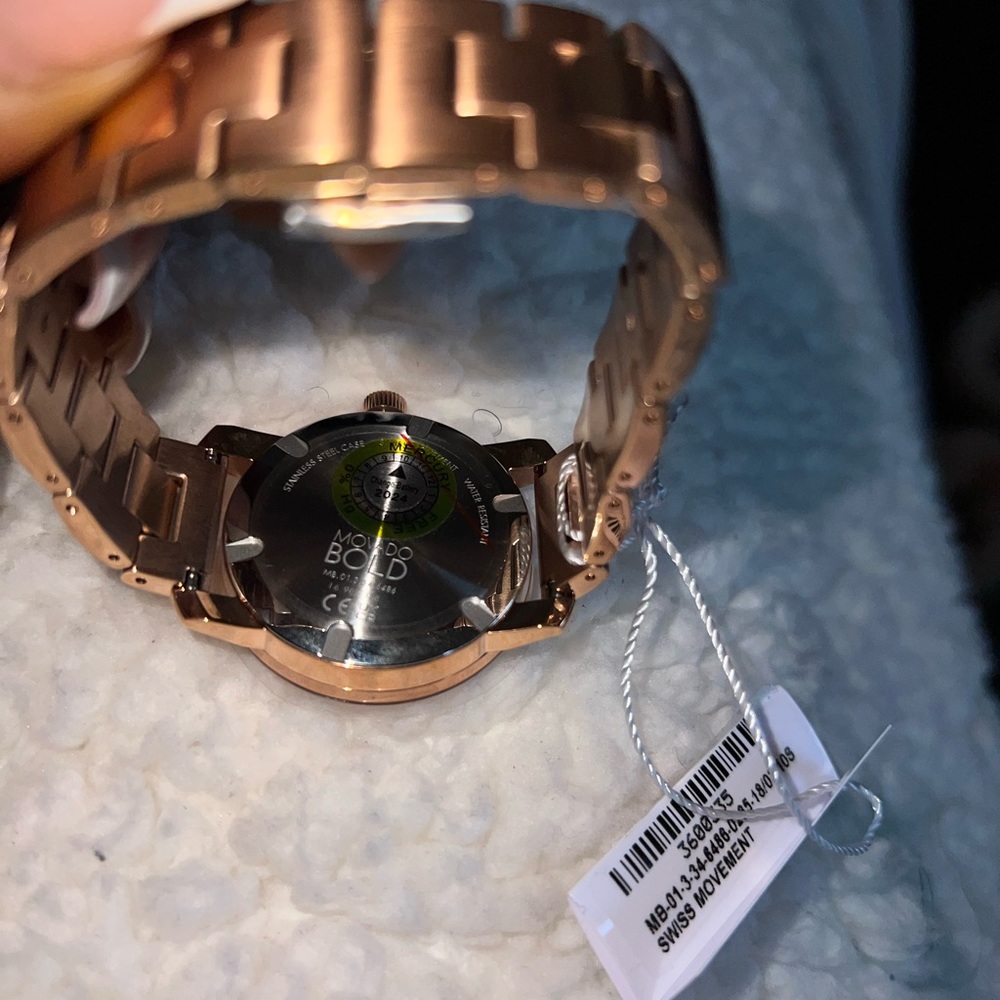 Rose Gold Movado Bold Watch - Picture 9 of 9